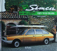 Les SIMCA 1307/1510/SOLARA de mon pere